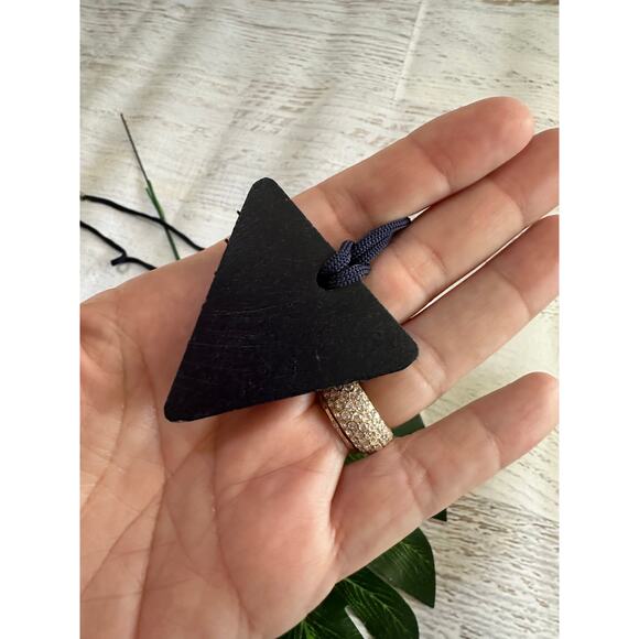 BOGO FREE Triangle WOOD CORD BOHO NECKLACE - Picture 4 of 6